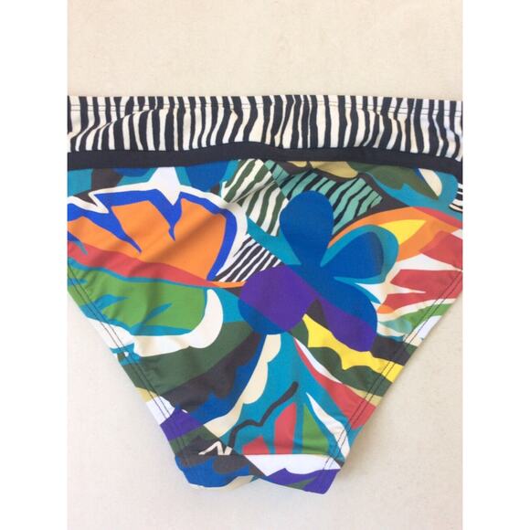 Bleu Rod Beattie String Bikini Bottom Multicolor Print Swim FLAW - Picture 9 of 10